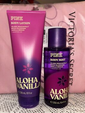 (Inventory 43) Victoria’s Secret PINK Aloha Vanilla Body Lotion & Mist